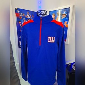 NFL NY Giants Men's Quarter Zip Pullover Hoodie (NWOT)